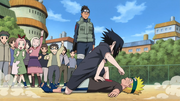 Sparing Sasuke i Naruto