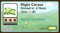 Night Cereus Market Info
