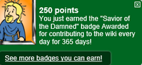 Savior badge Jspoel