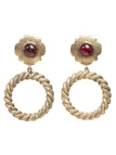 Chanel Pearl Door Knockers Earrings