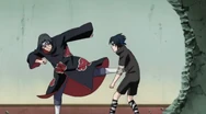 Itachi chuta Sasuke