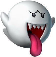Artwork of a Boo from Mario Party 7