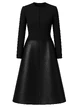 Calvin Klein Fall Winter 2012 Black jacket and leather skirt
