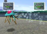 Tentacruel usando rayo burbuja