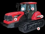 Iseki TA-C160 crawler (red) - 2008