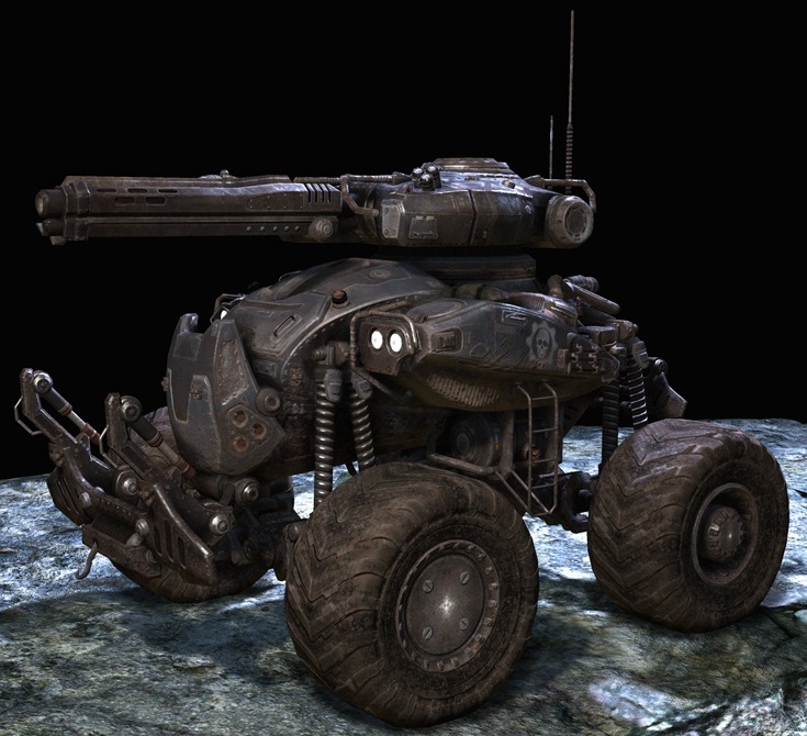 gears of war centaur construction set