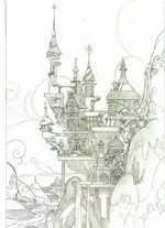 Dave Dunnet Canterlot sketch