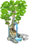 Deco growing tree SW