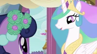 Celestia talking to Twilight S2E26