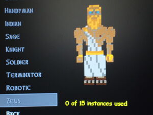 Zeus Avatar Skin