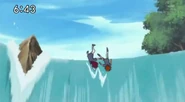 Cayendo cascada