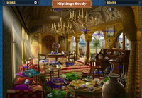 Scene Kipling's Study-Map