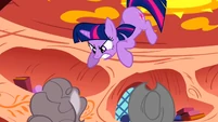 Twilight attacks Pinkie and Applejack S2E02