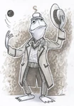 Amy Mebberson 5th Doctor Kermit teacup