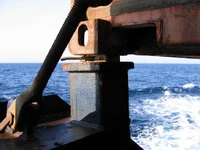Container lashed