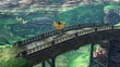 Tidus rides a chocobo