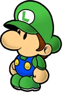 Paper Baby Luigi