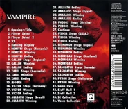 Vampire The Night Warriors Arcade Gametrack Back