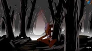 Kapura in the charred forest