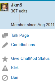 Chatmod display