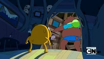 S4e7 jake watching the bear impersonate finn