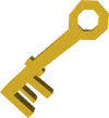 A key (Waterfall Dungeon) detail
