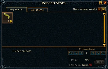 Banana Store stock