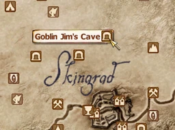 Goblin Jim's Cave Map