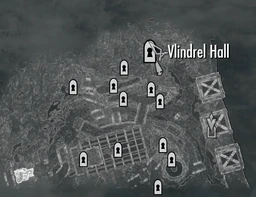 Vlindrel Hall Map
