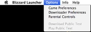 Mists Beta Launcher-1 0 0 727-Mac Options menu