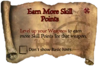 Scroll EarnMoreSkillPoints
