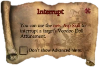 Scroll Interrupt