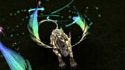 Coeurl casts magic