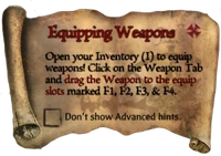 ScrollEquippingWeapons