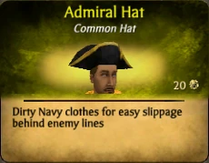 M Admiral Hat