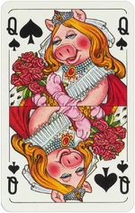 1978 playing cards Queen Spades