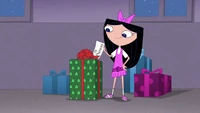 Isabella wraps present