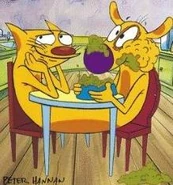 Catdogeating