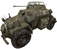 Sd. Kfz 222 camouflaged cut WaW