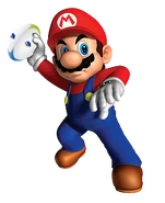 Mario playing Rugby