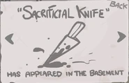 Sacrificial Knife