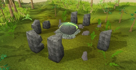Nature altar old