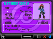 Trainer Card Example