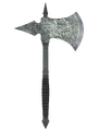 Oblivion SilverWarAxe.png