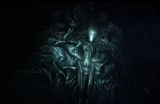 Xenomorph on the wall
