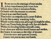 Shakespeares Sonnet 116