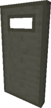 Block Reinforced Door