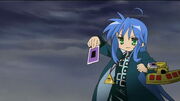 YuGiOh! reference in Lucky Star