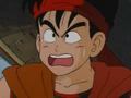 Yamcha amazed by Goku's strength