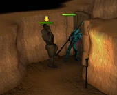 Black golem fight